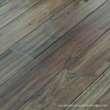 Dark Grey Rustic Antique Old Look Robinia Chinese Teak Solid Wood Flooring